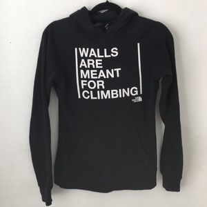 North face sweater black small